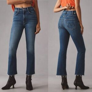 MOTHER The Hustler High-Rise Ankle Jeans Sz 26 color Home movies